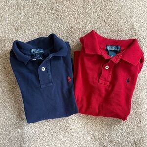 Polo by Ralph Lauren Kids Polo Shirts in Navy and Red